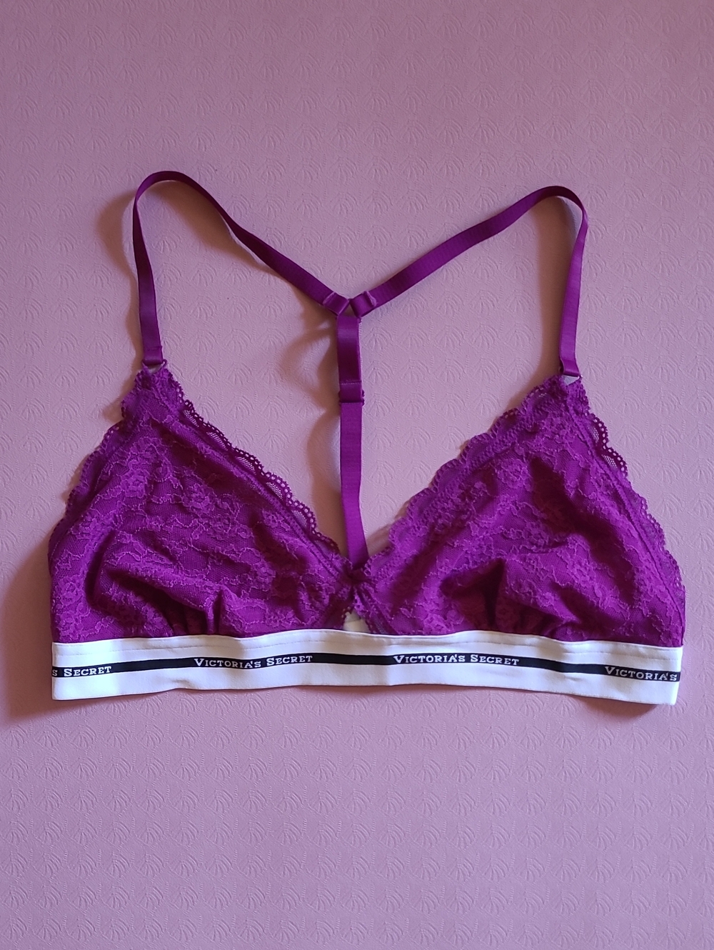New VS Lace T- back Bralette